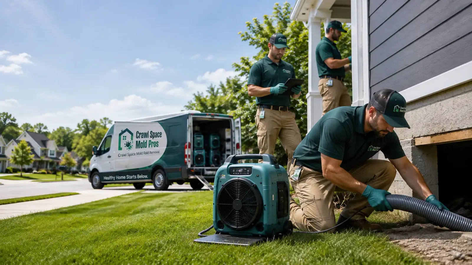 Crawl Space Mold Removal in Gray, PA